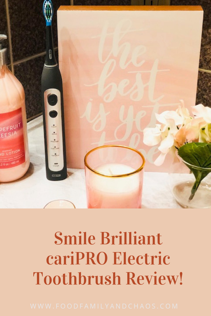 smile brilliant caripro electric toothbrush review