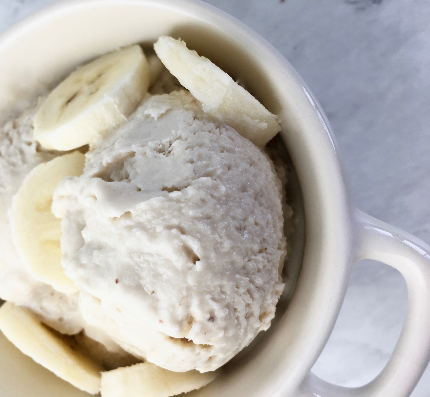 Banana Cream Frozen Yogurt